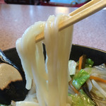 麺楽 - 【名物】ちゃんどんの麺は「うどん」2016.07.18