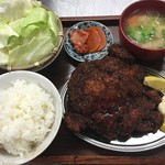 Sapporo Gyouza Seizoujo - 【数量限定】餃子製造所のソースどぼづけ鶏カツ定食