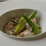 Le Moût Restaurant - 牡蠣、キャビアとシャンパーニュソースで