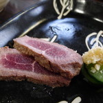 らむ舎 - 食べかけ・・・らむ肉たたき 875円。