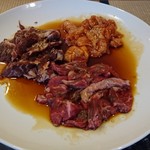 焼肉アリラン園 - たれ盛り合わせ