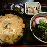 Sanshuuya - 親子丼セット（冷そば）