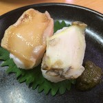 スシロー - アワビ食べ比べ肝付き