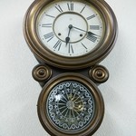 ほの香 - 縁あって手に入った古いアメリカ製の柱時計！ちょうど6時にいい音で鳴ってました。