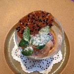 ラシェット M - 2016年6月：ランチコース(\2800+税)…デザートはほうじ茶プリンを選びました♪