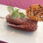 ラシェット M - 2016年6月：ランチコース(\2800+税)…相方が選んだデザートのガトーショコラ