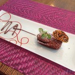 ラシェット M - 2016年6月：ランチコース(\2800+税)…相方が選んだデザートのガトーショコラ