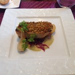 ラシェット M - 2016年6月：ランチコース(\2800+税)…メインは豚バラ肉の香草パン粉焼きを選びました