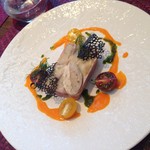 ラシェット M - 2016年6月：ランチコース(\2800+税)…パプリカソースとアンチョビソースがかかっています