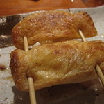 焼き鳥 丈参 - ラクレットチーズいなり焼き