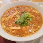 Keizan - 「曜日限定 湯麺ランチ」のスーラー湯麺