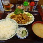 西谷 - 焼肉定食(880円)