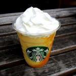 スターバックス・コーヒー - クラッシュオレンジフラペチーノ！(2016,07/16)