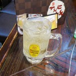 炭火焼肉 ぐら - メガ角ハイボール