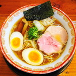 自然派ラーメン 神楽 - 神楽そば(醤油)