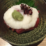 近畿大学水産研究所 グランフロント大阪店 - 近大マグロのヅケ鮪の山かけ