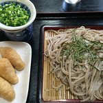 Ajidokoro Umami - ざるそば＝６２０円
                      いなり＝１８０円