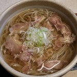 Yamagatano Niku Sobaya - 冷たい肉そば普通盛り￥699（H28.7.7撮影）
