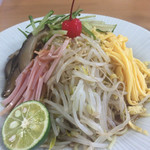 岡本中華 - 冷やし中華大盛り