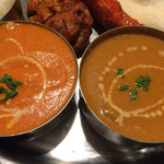 インドレストラン ビンドゥ - チキンカレーとエビカレー