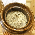Nihon Ryouri Kunitora - 新牛蒡の炊き込みご飯