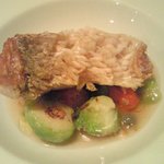 イルギオットーネ クチネリーア - アマダイのポアレアクアパッツァ風.JPG