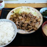 らーめん 天晴亭 - しょうが焼き定食をほぼ毎回注文します