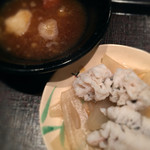 くろぎ - 鱧のしゃぶしゃぶ、梅肉和え