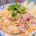 Thai Sausage Fried Rice with Thai Vegetables (During Holidays)