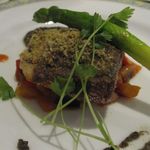 Take' - ブリの香草パン粉焼きのアップ(2016.07)