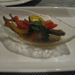 前菜三種盛りのアップ(2016.07)