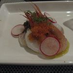 前菜三種盛りのアップ(2016.07)