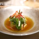 SUGALABO - フォアグラと冬瓜　鴨のソース