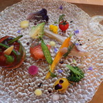 バローレ - 美瑛野菜と魚介の一皿