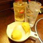 きぐら茶屋 - ハイボールとレモンサワー
