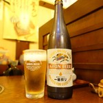 きぐら茶屋 - 一番搾り大瓶