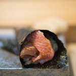 鮨 猪股 - 鮪（しび）手巻（てまき）