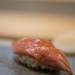 鮨 猪股 - 鮪（しび）肥肉（あぶらみ）醤油漬（しやうゆづけ）