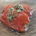 イタリアン バール ラ ファミーリア - 【H28.6.30】アペリティーボタイム。プロセッコ＋小皿３品＝８００円
      