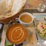 エベレストダイニング - 日替わりカレーセット（ナン）630円