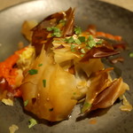 ラ ランテルナ ディ ジェノバ - 鮎とインカの目覚めの包み焼き（ハーフポーション）(2016/7)