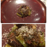 リストランテ・ホンダ - 2016.3パスタ2皿目は尾崎牛と縮みほうれん草のラグー