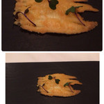 リストランテ・ホンダ - 2016.3アミューズ①白魚にパルミジャーノ、面白美味しい。