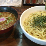 肉そば やま昇 - 2016/7/21　辛つけめん　大盛り（アツモリ）