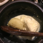 日本酒×北海道食材 地元家 - マッシュポテトとアイス