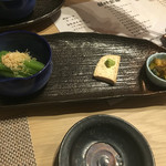日本酒×北海道食材 地元家 青森店 - 前菜3品