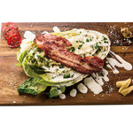 Charcoal-Grilled Romaine Lettuce Caesar Salad