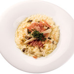 Mushroom and Prosciutto Cream Risotto