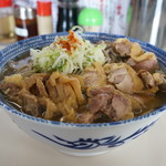 麺屋 にぼすけ - 冷たい肉蕎麦（大盛）