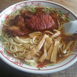 いろは食堂 - 怒涛の特製ラーメン　毎回豚肉の唐揚げの形が違う！^^